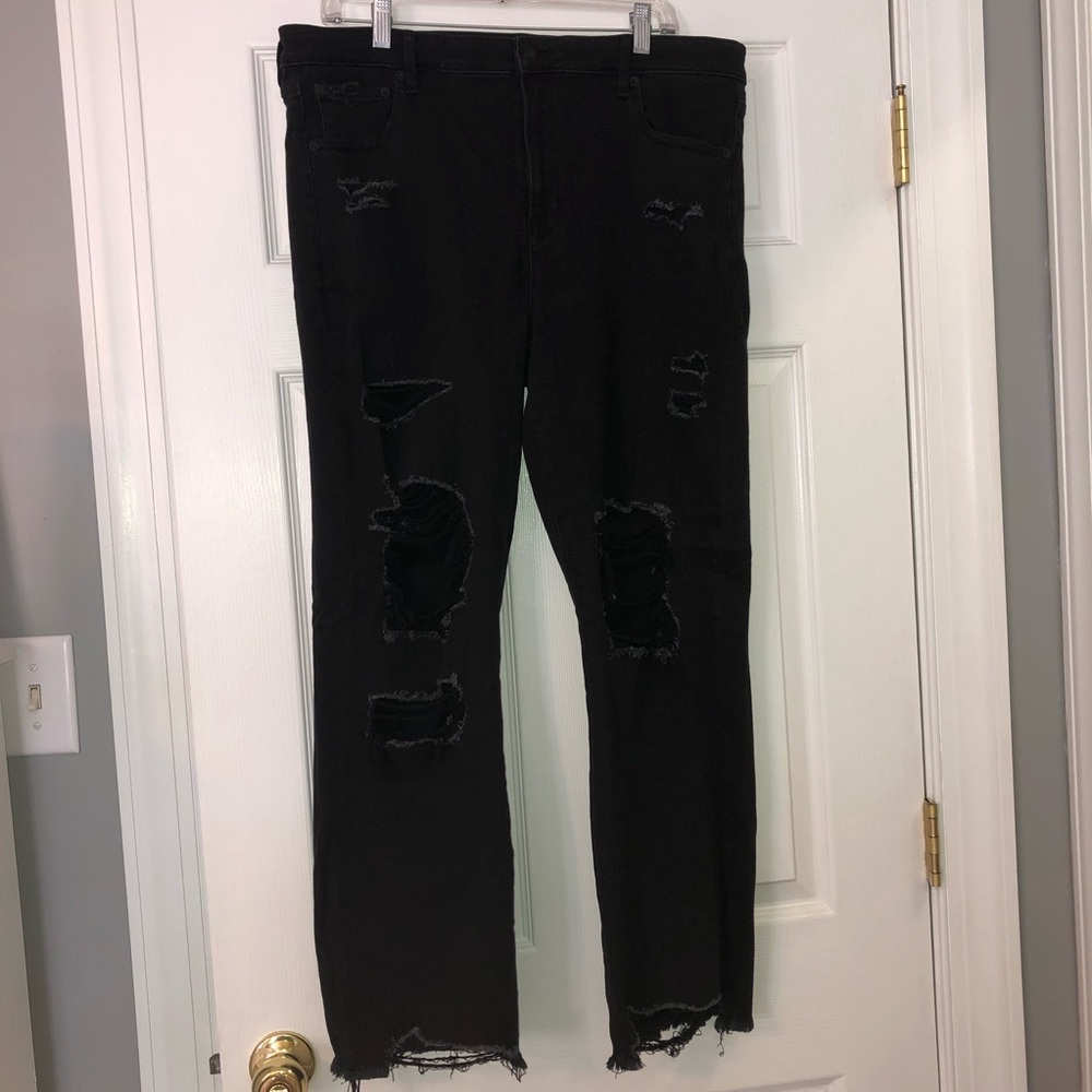 American Eagle High-Waisted Crop Flare Jeans